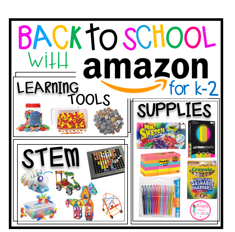 Back to School with Amazon for K2 Happy Days in First Grade
