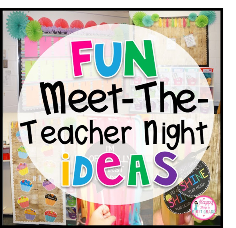 Fun Meet-The-Teacher Night Ideas