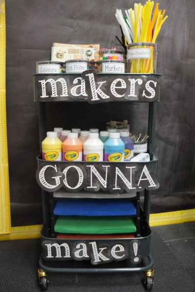 DIY Makerspace Cart for the Classroom