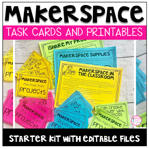 Makerspace Task Cards and Printables