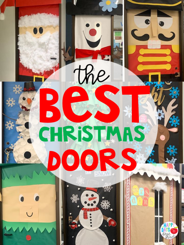 The Best Christmas Doors Happy Days in First Grade