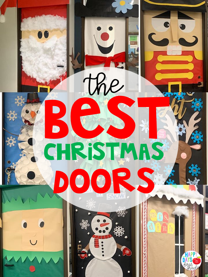 The Best Christmas Doors | Happy Days in First Grade