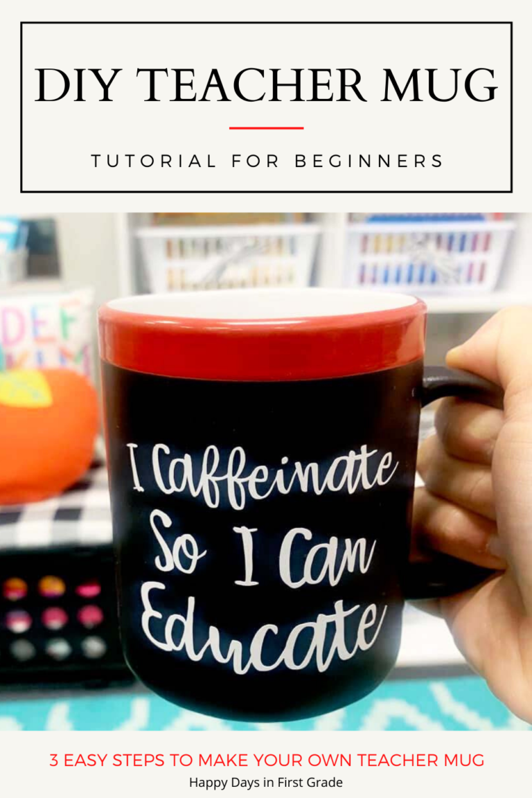 DIY Teacher Mug: Tutorial for Beginners