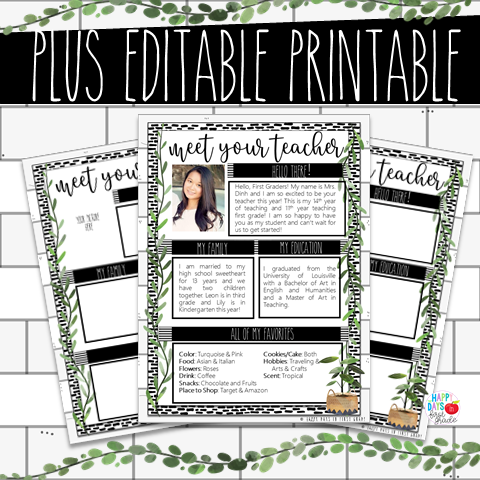 Fun Meet The Teacher Night Ideas Happy Days In First Grade