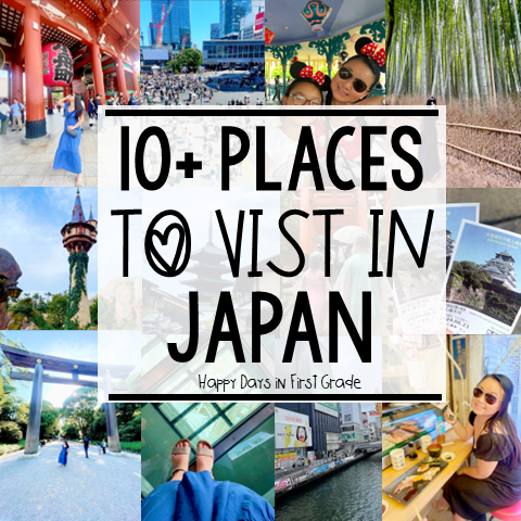 10+ Places to Visit in Japan